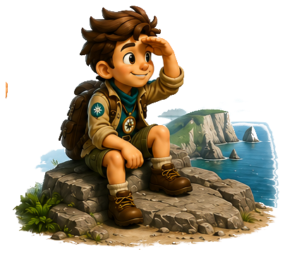 Geo looking out for the next adventure